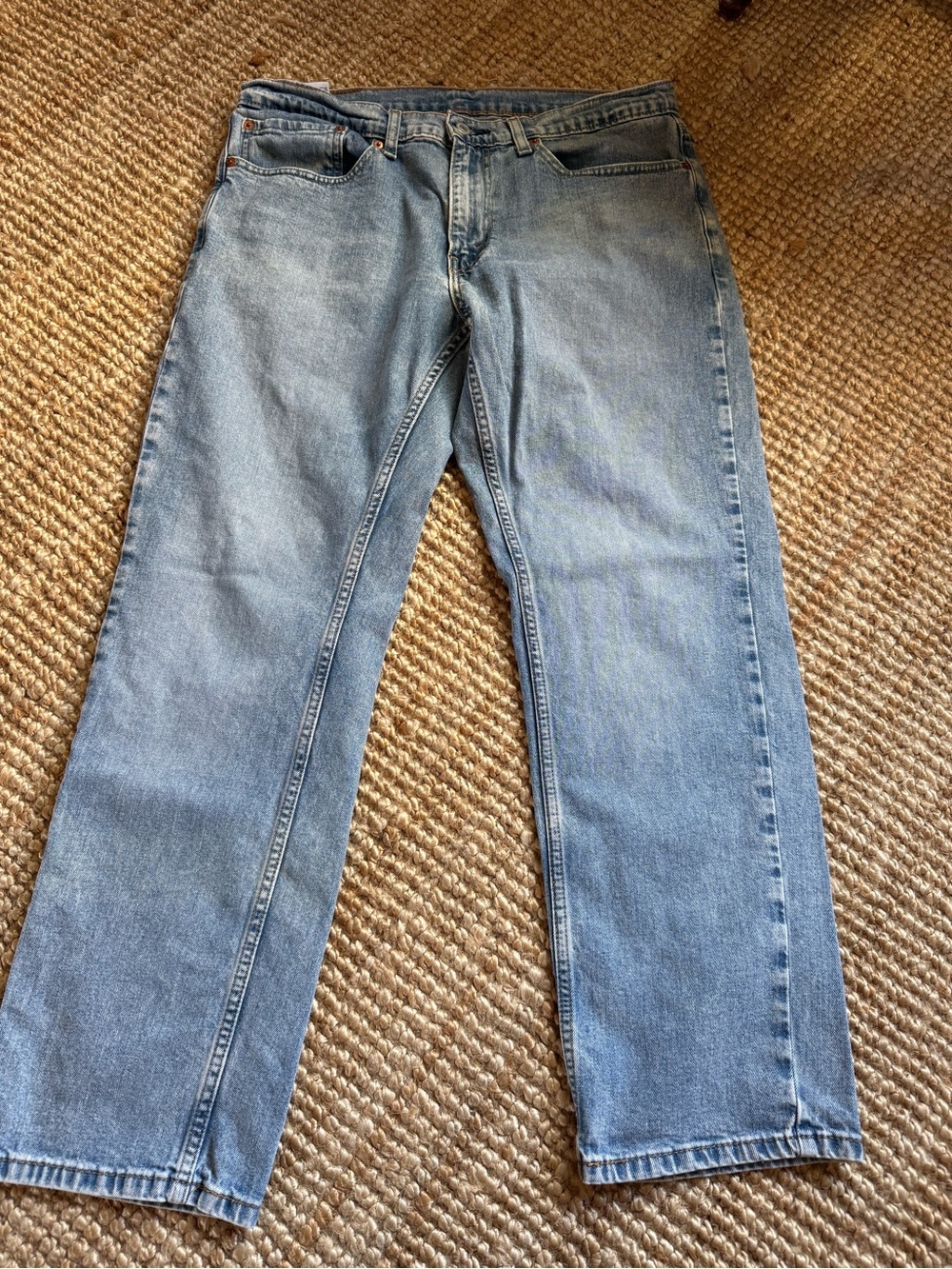 ⚜️ LEVIS 559 RELAXED STRAIGHT MENS JEANS 34x30 LIGHT WASH BLUE DENIM ⚜️